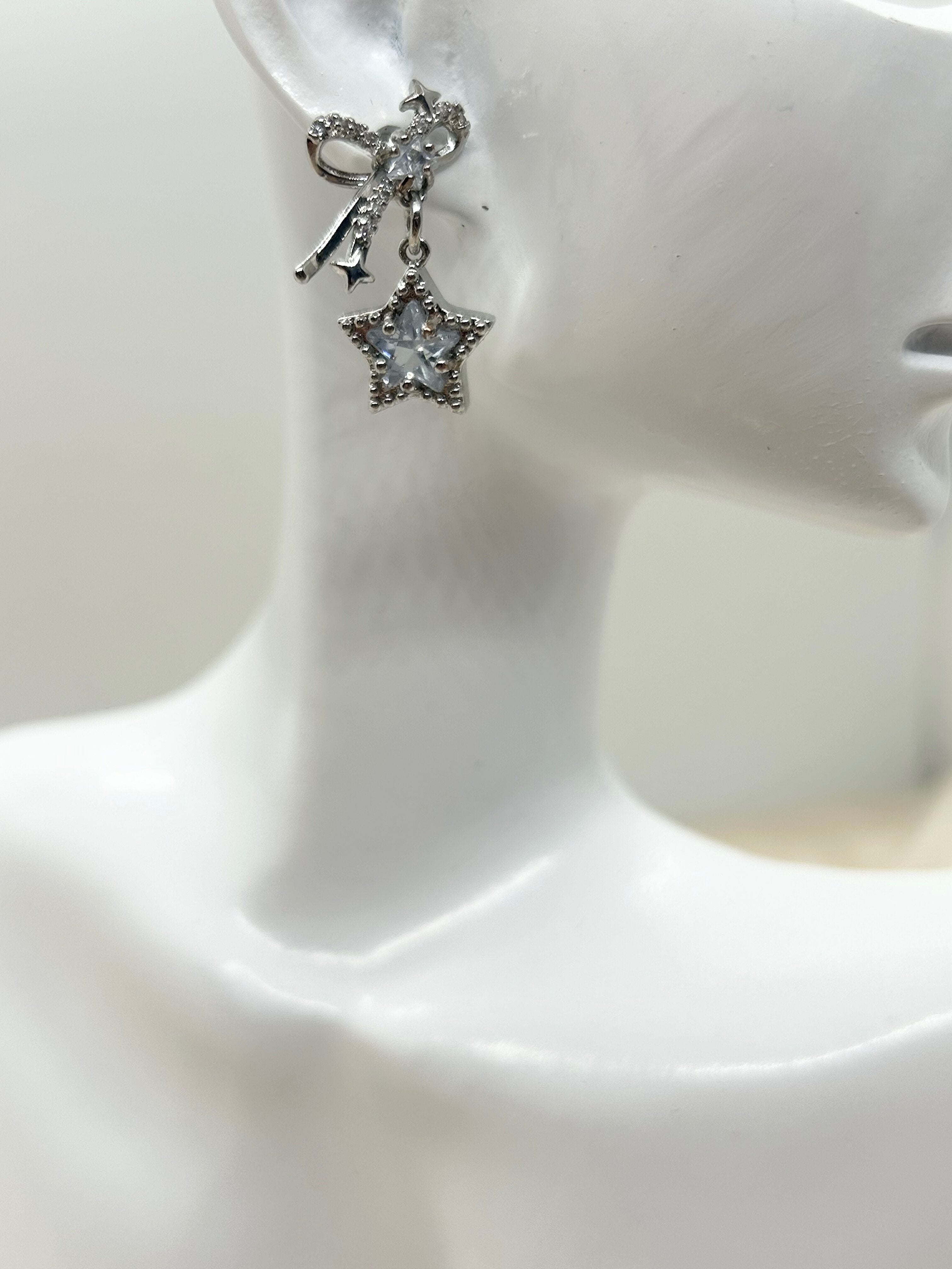 Celestial Star Bow Earrings