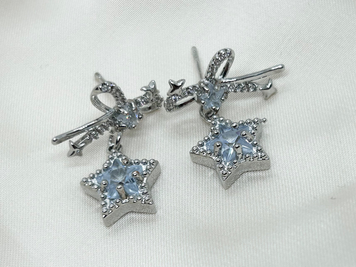 Celestial Star Bow Earrings