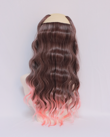 Clip in Hair Extension Crimp Curl