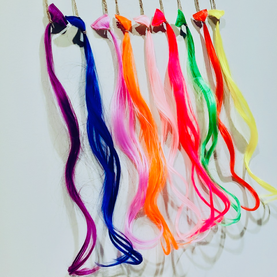 Clip in Rainbow Hair Extension